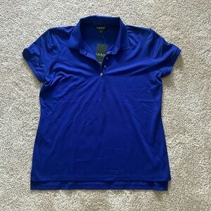 Ralph Lauren women’s mesh blue polo